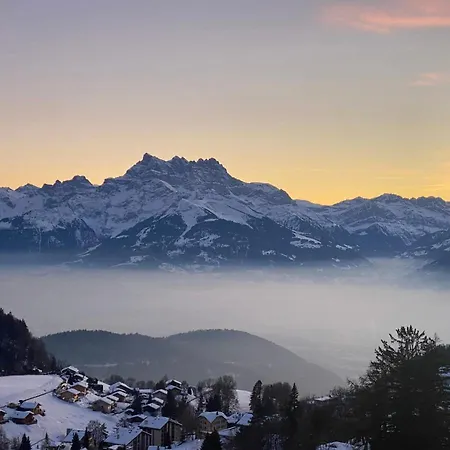 Mini-hôtel Modern Mountain Room With Shared Bathroom At 500M To Ski Lifts And Leysin Center Leysin