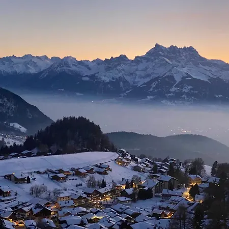 Modern Mountain Room With Shared Bathroom At 500M To Ski Lifts And Leysin Center * Лейсен